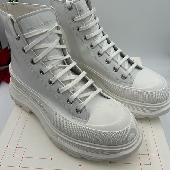 Men’s Alexander, McQueen tread slick high top boots size 46 made in Italy main image 6